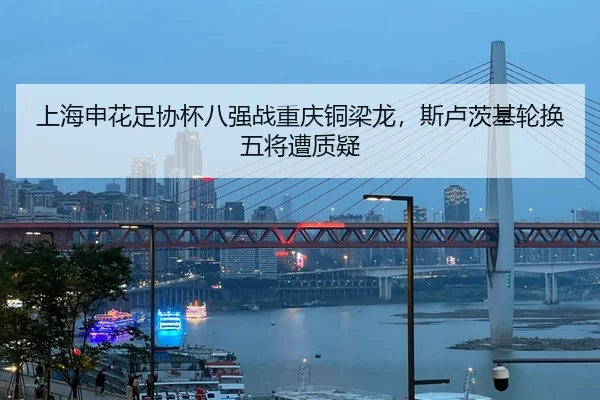 上海申花足协杯八强战重庆铜梁龙，斯卢茨基轮换五将遭质疑
